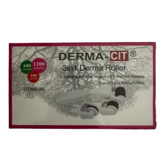 New In The Original Box DERMA - CIT: 3-in-1 Derma Roller with Titanium Needle - Picture 2 of 10